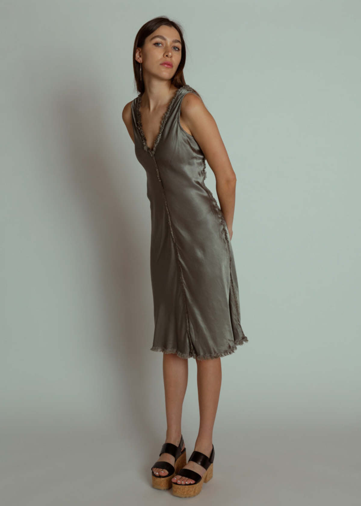 jaga silk dress Jaga Printed Chiffon Dress
