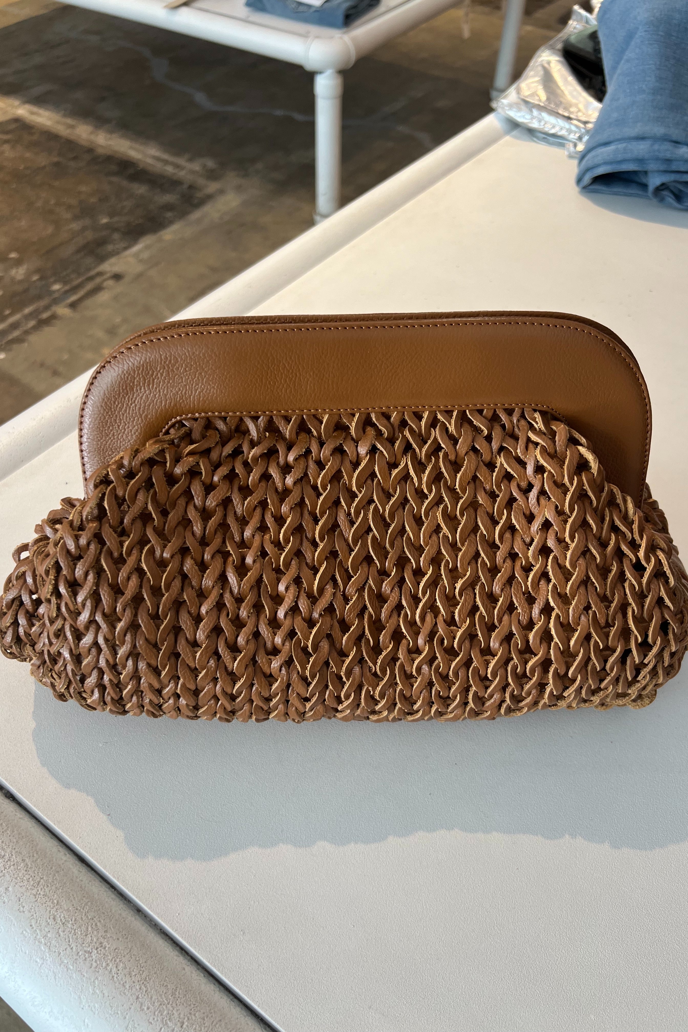 Nonchalant Label Haddie Clutch - Honey | Garmentory