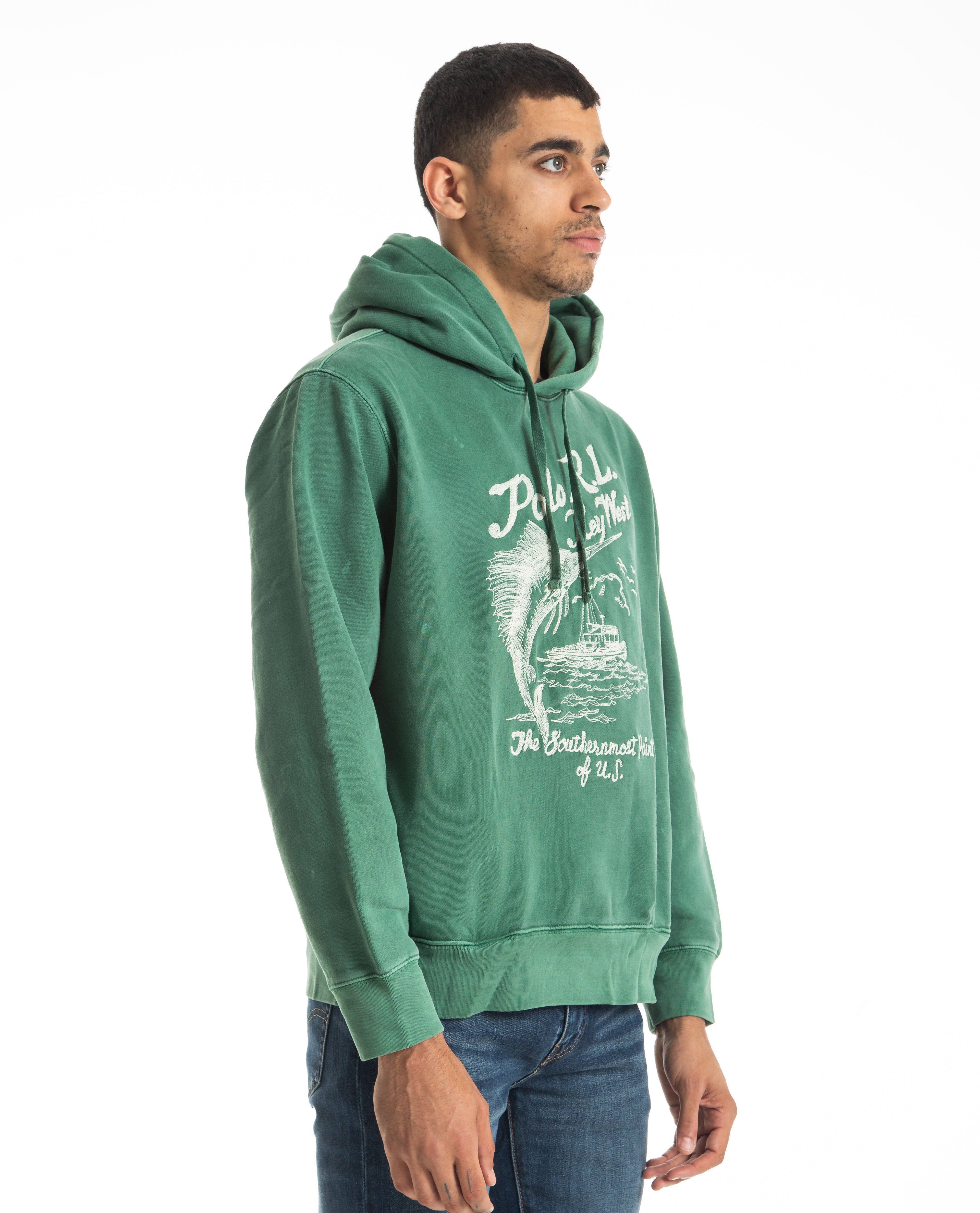 Polo Ralph Lauren Polo RL Key West Hoodie - Green | Garmentory