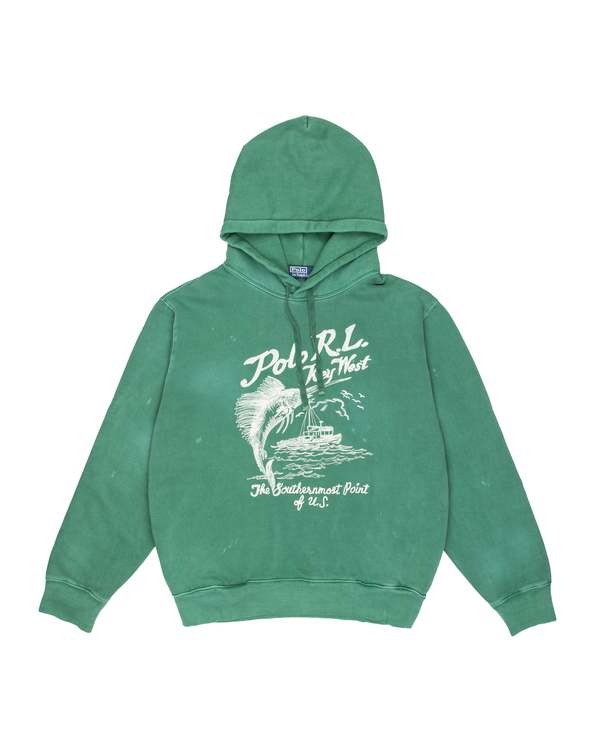 Polo Ralph Lauren Polo RL Key West Hoodie - Green | Garmentory