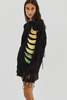 MONSE Banana Foil Printed Sweater - Black - Thumbnail 4