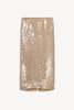 Nili Lotan Bonne Sequin Skirt - Khaki - Thumbnail 6