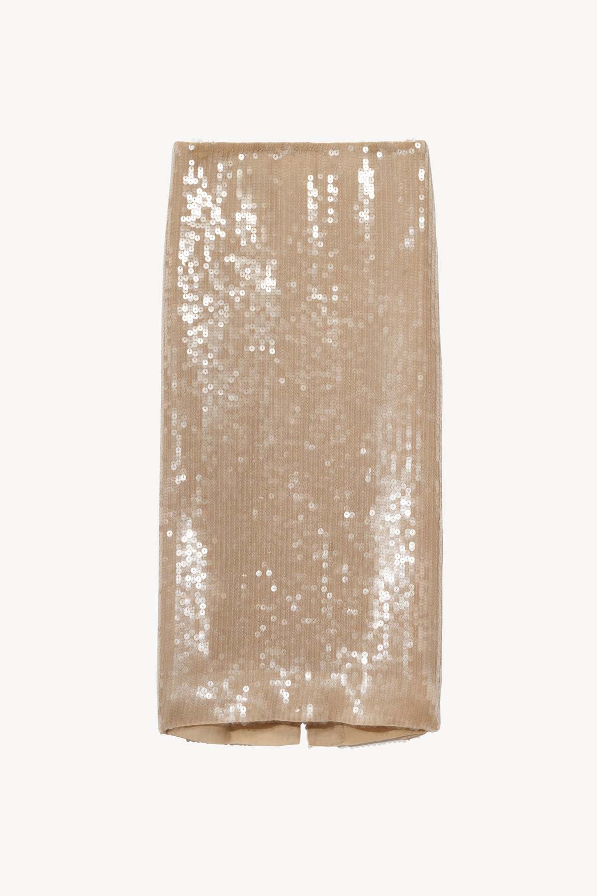 Nili Lotan Bonne Sequin Skirt - Khaki - Image 6 of 7