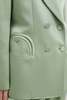 Blazé Milano Novalis Heart Blazer - Pistachio - Thumbnail 5