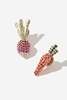 Oscar De La Renta Radish & Carrot Earrings - Multi - Thumbnail 3