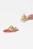 Oscar De La Renta Radish & Carrot Earrings - Multi - Thumbnail 5