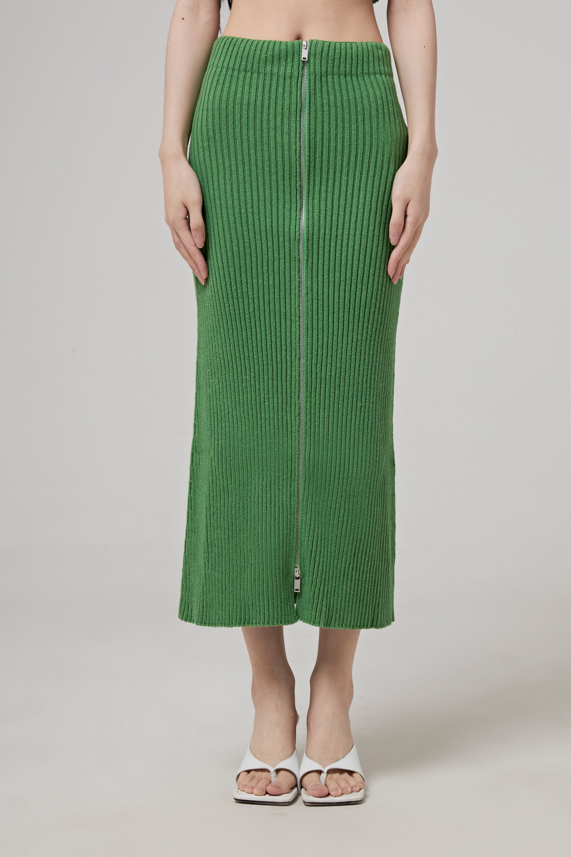 スカート Jil Sander FW22 WOOL SKIRT (J02MA0028_J40016401) Jil Sander Wool-blend wrap skirt Jil Sander