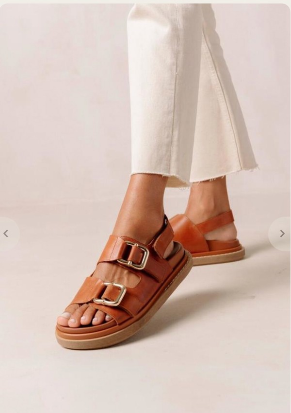 Alohas Harper Sandal Tan Garmentory