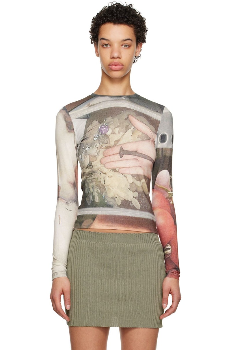 Paloma Wool Max Long Sleeve T-Shirt - Natural/Multicolor