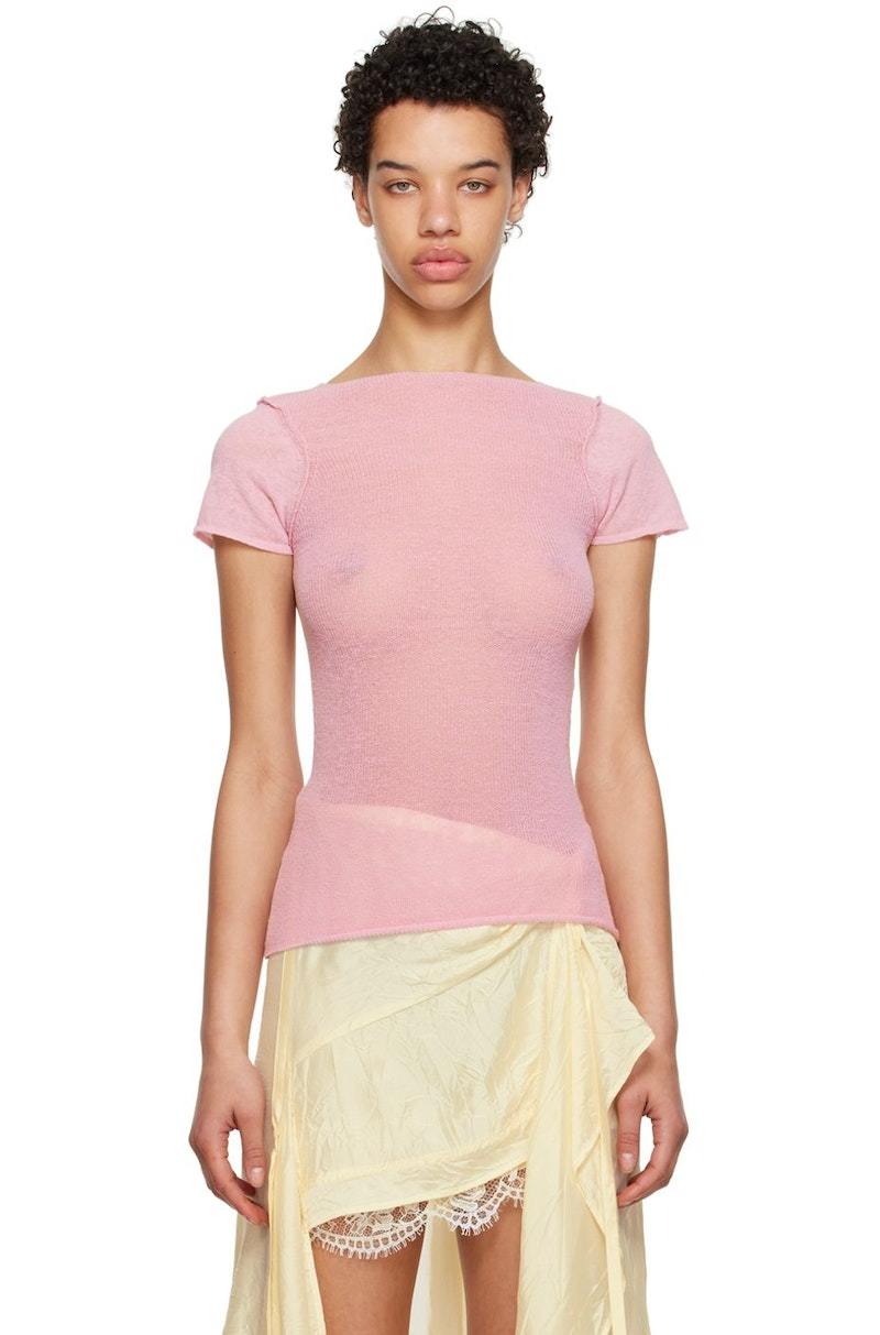 Paloma wool Malvo ロゴシャツ　ピンクチェック PALOMA WOOL - MALVO PINK – SOLAR MTP