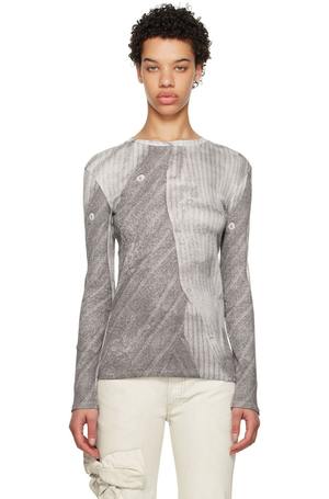 Paloma Wool Amos Long Sleeve T-Shirt - Grey | Garmentory