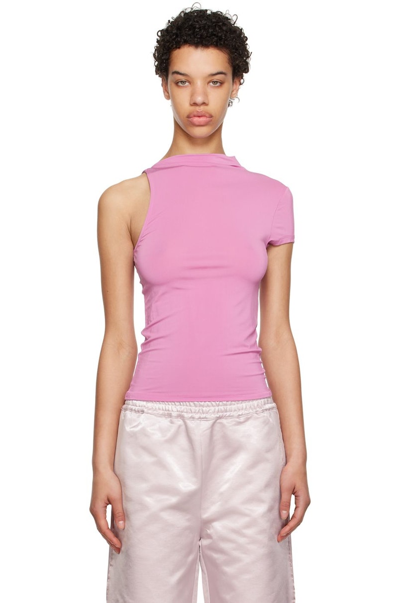 Paloma Wool Hilton T-Shirt - Dark Fuchsia | Garmentory