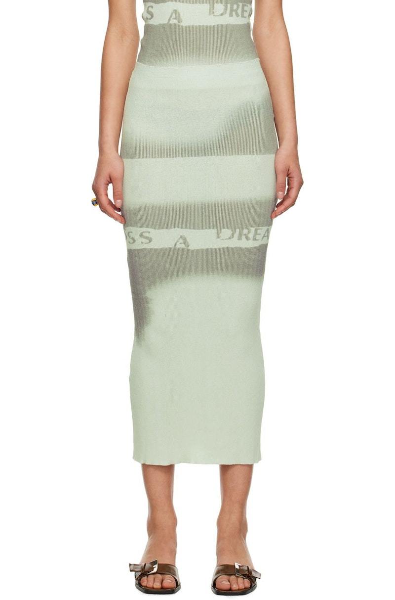PALOMA WOOL｜SKIRTS (RIBANDI (QJ0306-Light Grey)) Paloma Wool Ribandi Skirt - Light Grey | Garmentory