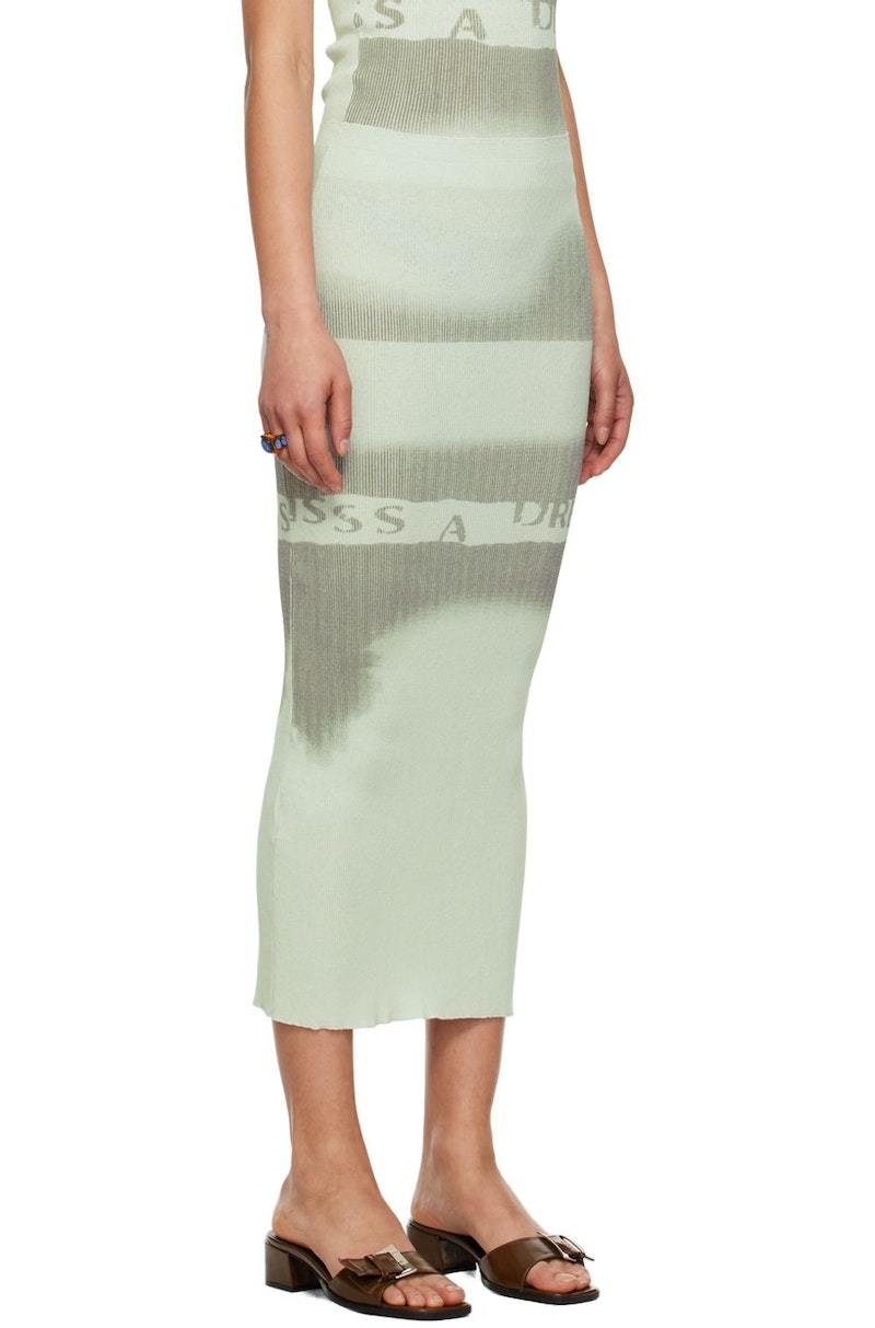 PALOMA WOOL｜SKIRTS (RIBANDI (QJ0306-Light Grey)) Paloma Wool Ribandi Midi Skirt - Light Grey | Garmentory