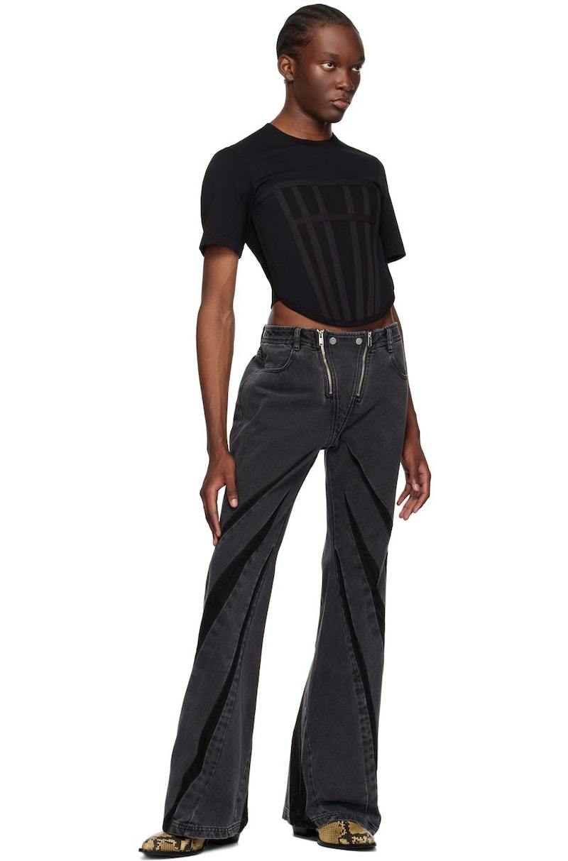 Dion Lee Corset T-Shirt - Black | Garmentory