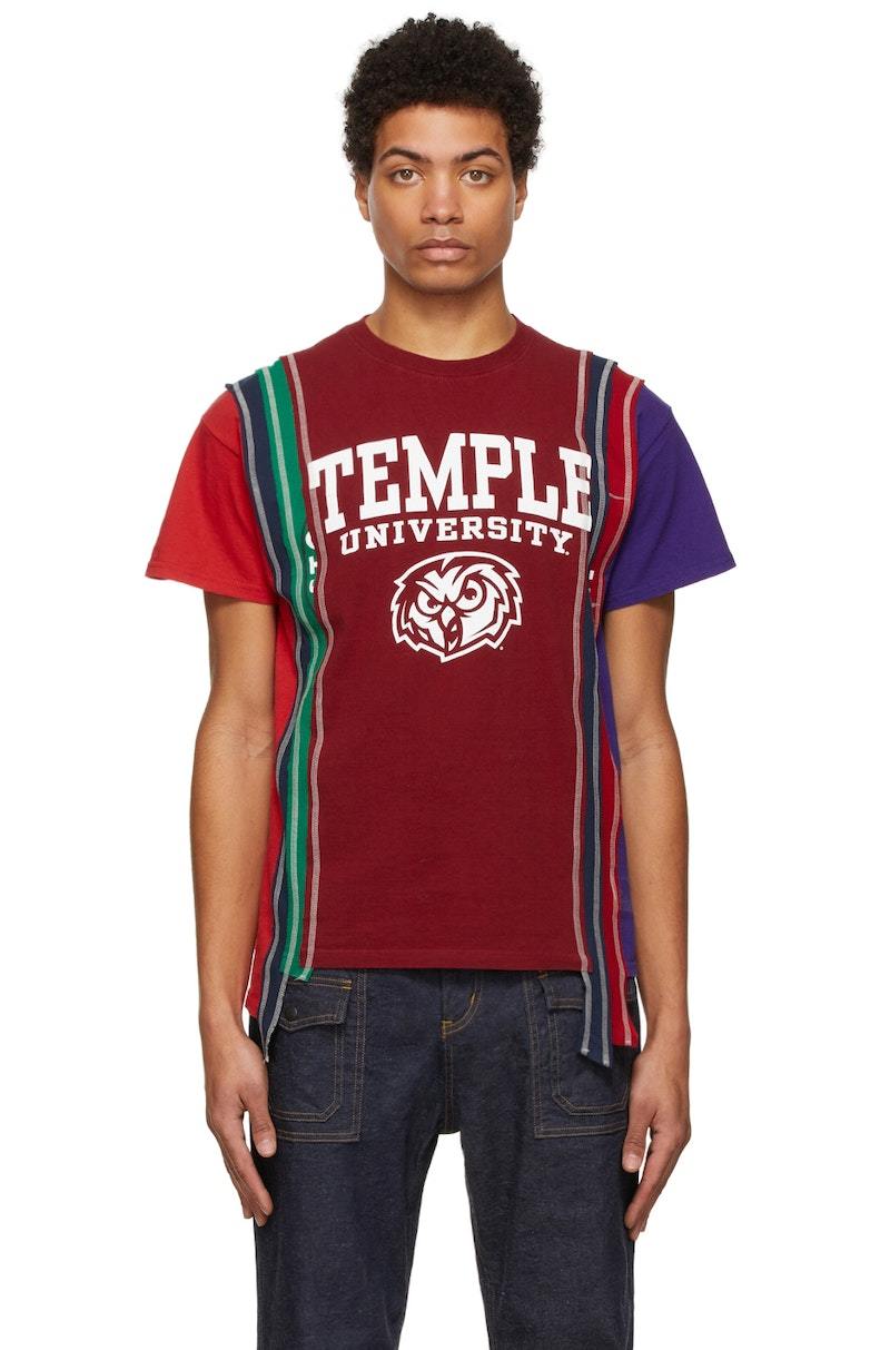 Needles Rebuild Upcycled Seven Cut T-Shirt - Multicolor | Garmentory