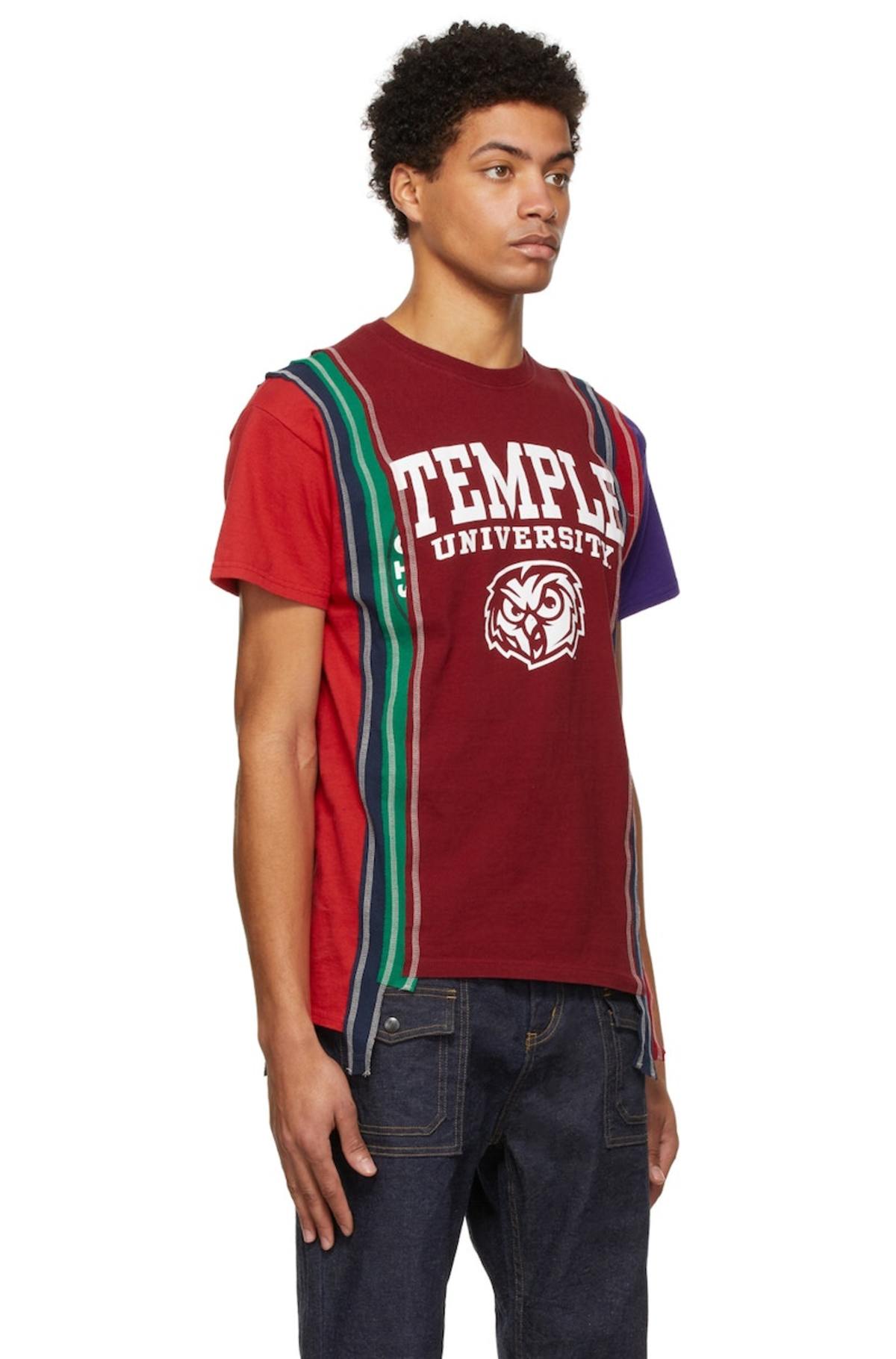 Needles Rebuild Upcycled Seven Cut T-Shirt - Multicolor | Garmentory