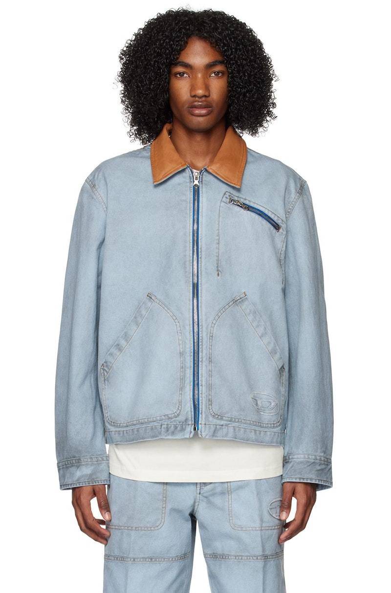 Diesel J-Chart Denim Jacket - Blue | Garmentory