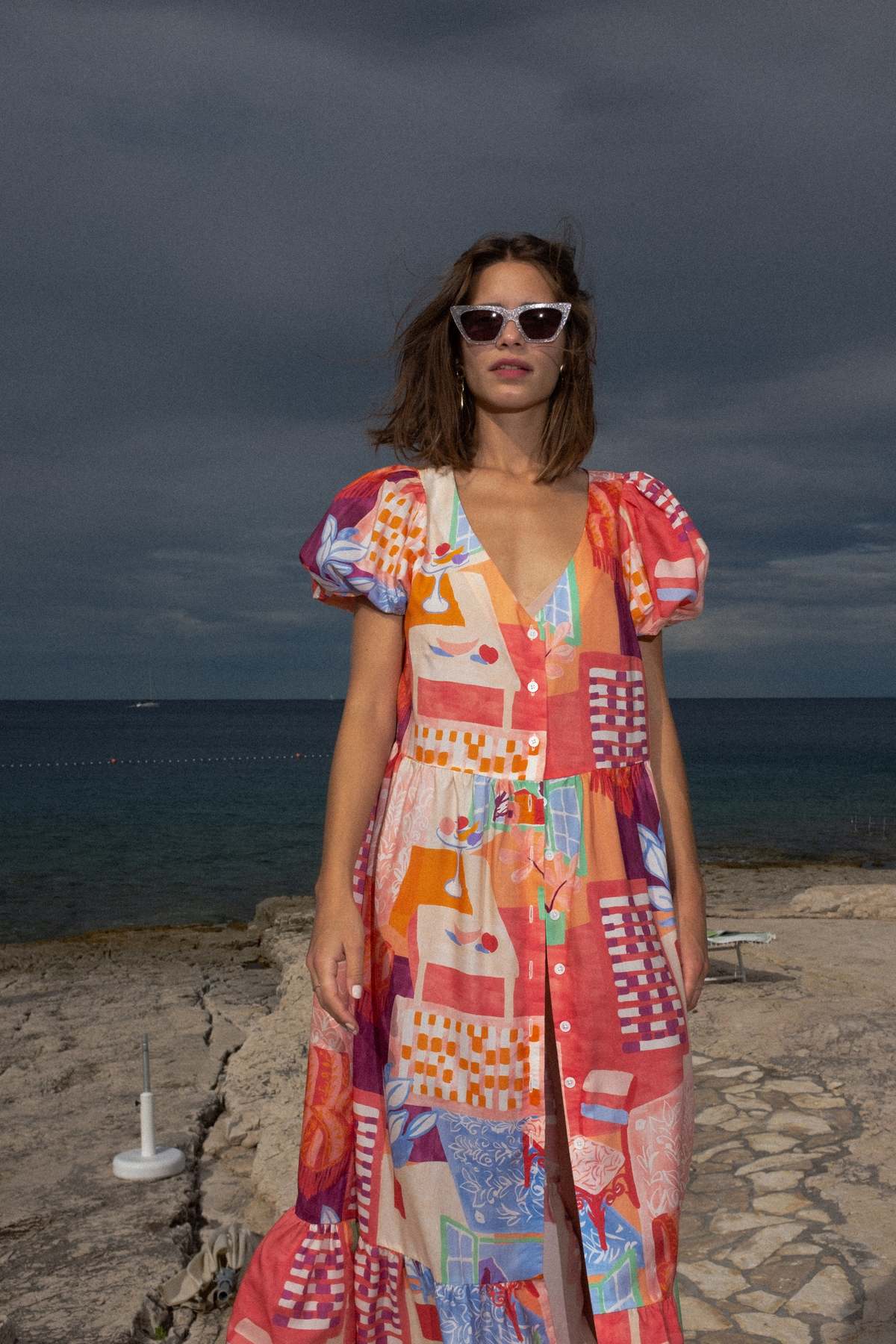 Untitled in Motion Caleo Dress - Room with a View - Image 1 of 4
