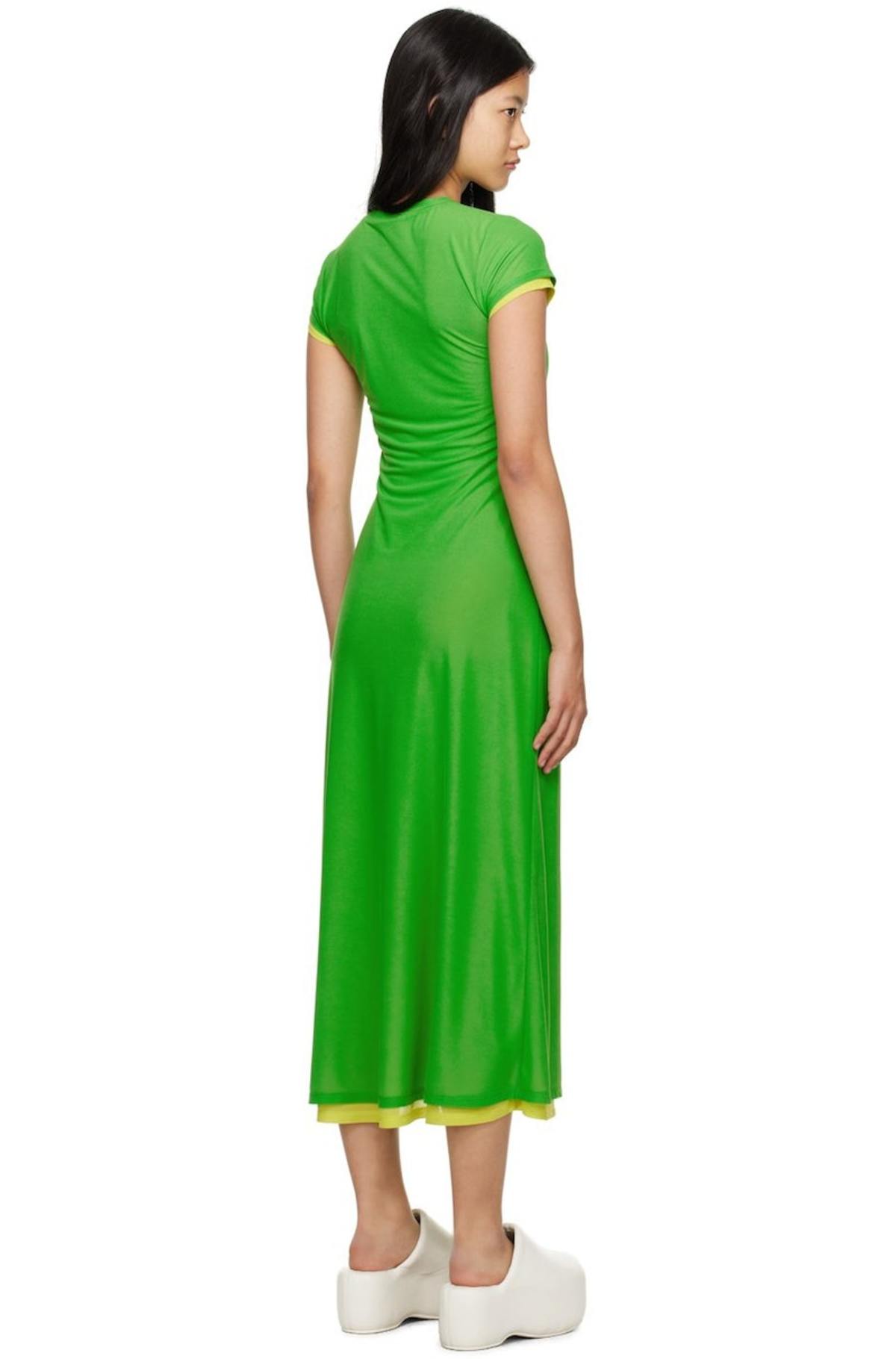 tove green dress Lorna Dress Dark Green – TOVE Studio main image 1
