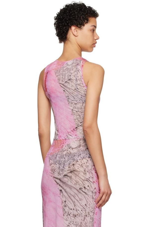 Paloma Wool Pink Cisko Tank Top - Dark Fuchsia | Garmentory
