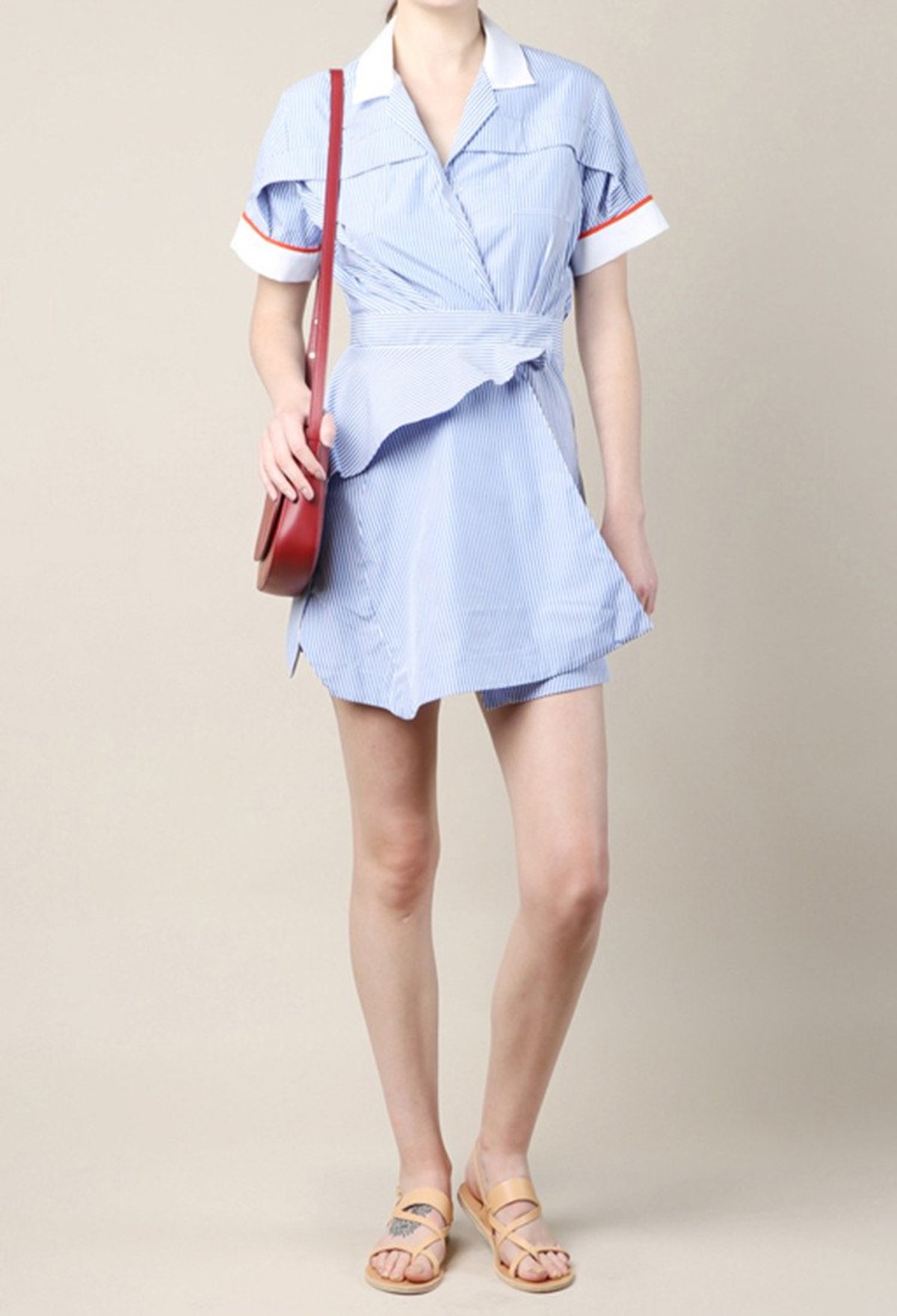 Carven Striped Shirt Dress | Garmentory