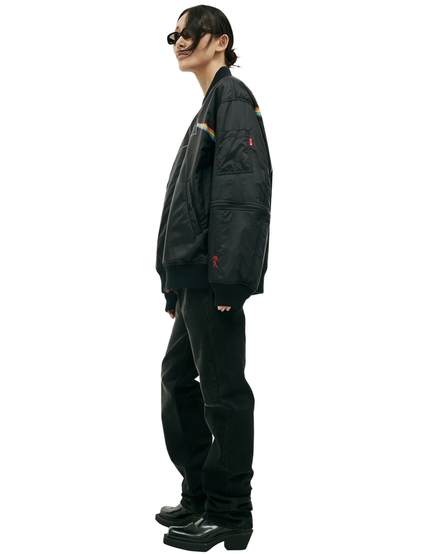 Undercover Pink Floyd Printed Bomber Jacket | Garmentory