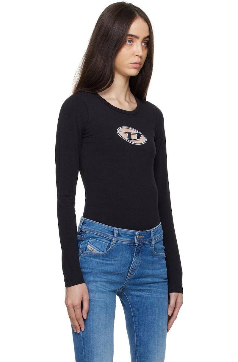 Diesel Angie Long Sleeve T Shirt - Black | Garmentory