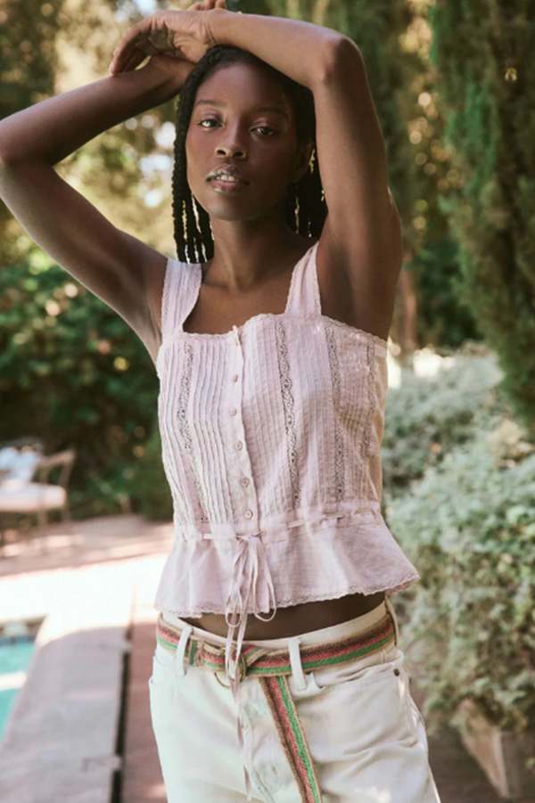The Great. The Victorian Cami - Soft Lilac | Garmentory