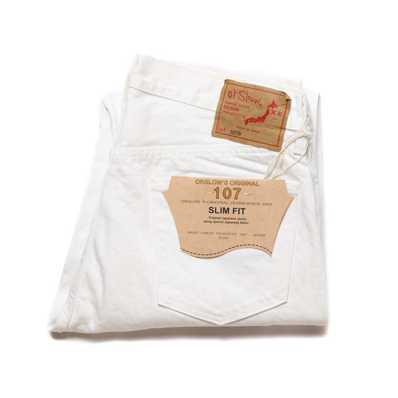Orslow 107 Ivy Fit denim - White