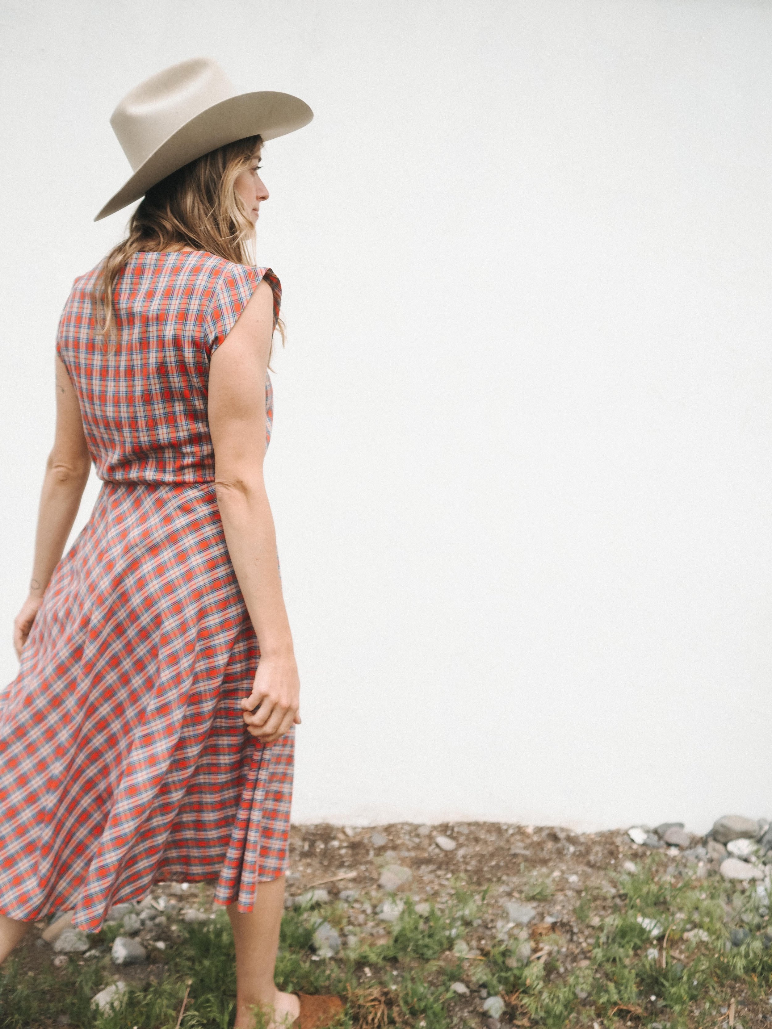 vintage dress Vintage Country Dress - Plaid | Garmentory