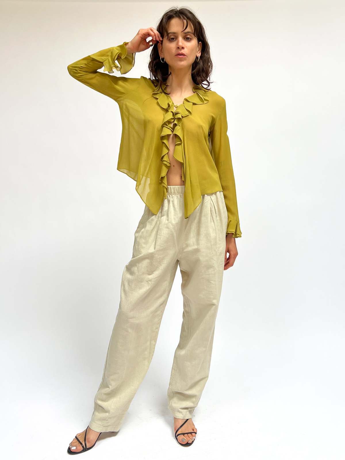 Linen Pants Khaki Garmentory