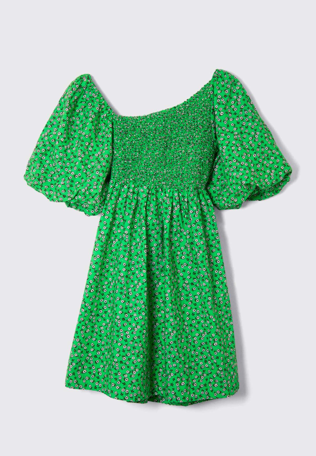 DAMSON MADDER Adelaide Mini Dress - Green | Garmentory DAMSON MADDER Adelaide Mini Dress - Green | Garmentory