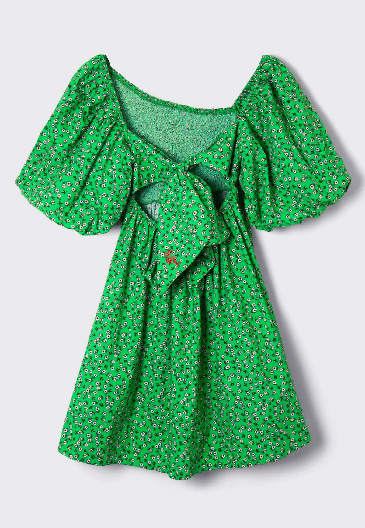 DAMSON MADDER Adelaide Mini Dress - Green | Garmentory