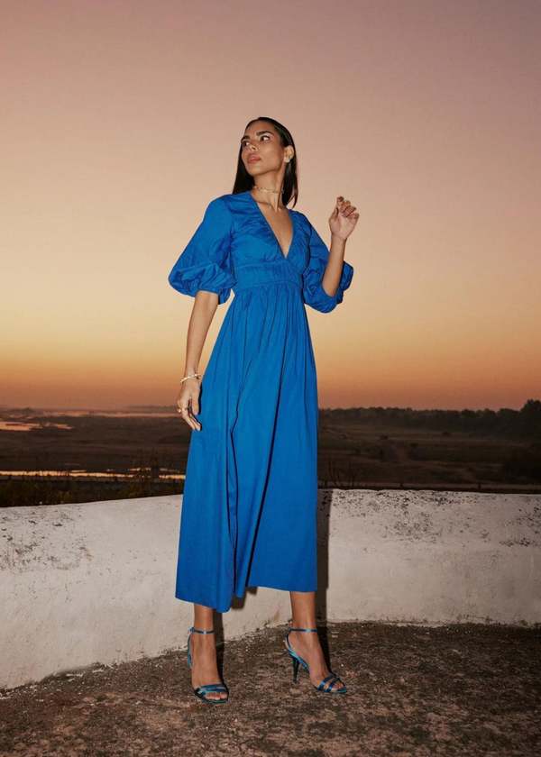 Summer Away Andros dress - blue | Garmentory Summer Away Andros dress - blue | Garmentory