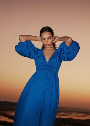 Summer Away Andros dress - blue | Garmentory Summer Away Andros dress - blue | Garmentory