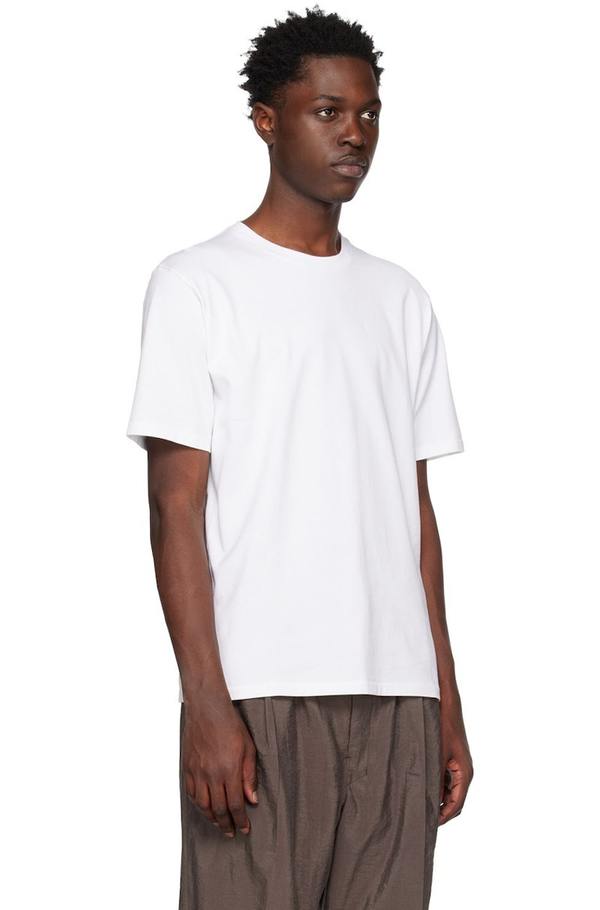 AURALEE Luster Plaiting T-Shirt - White | Garmentory