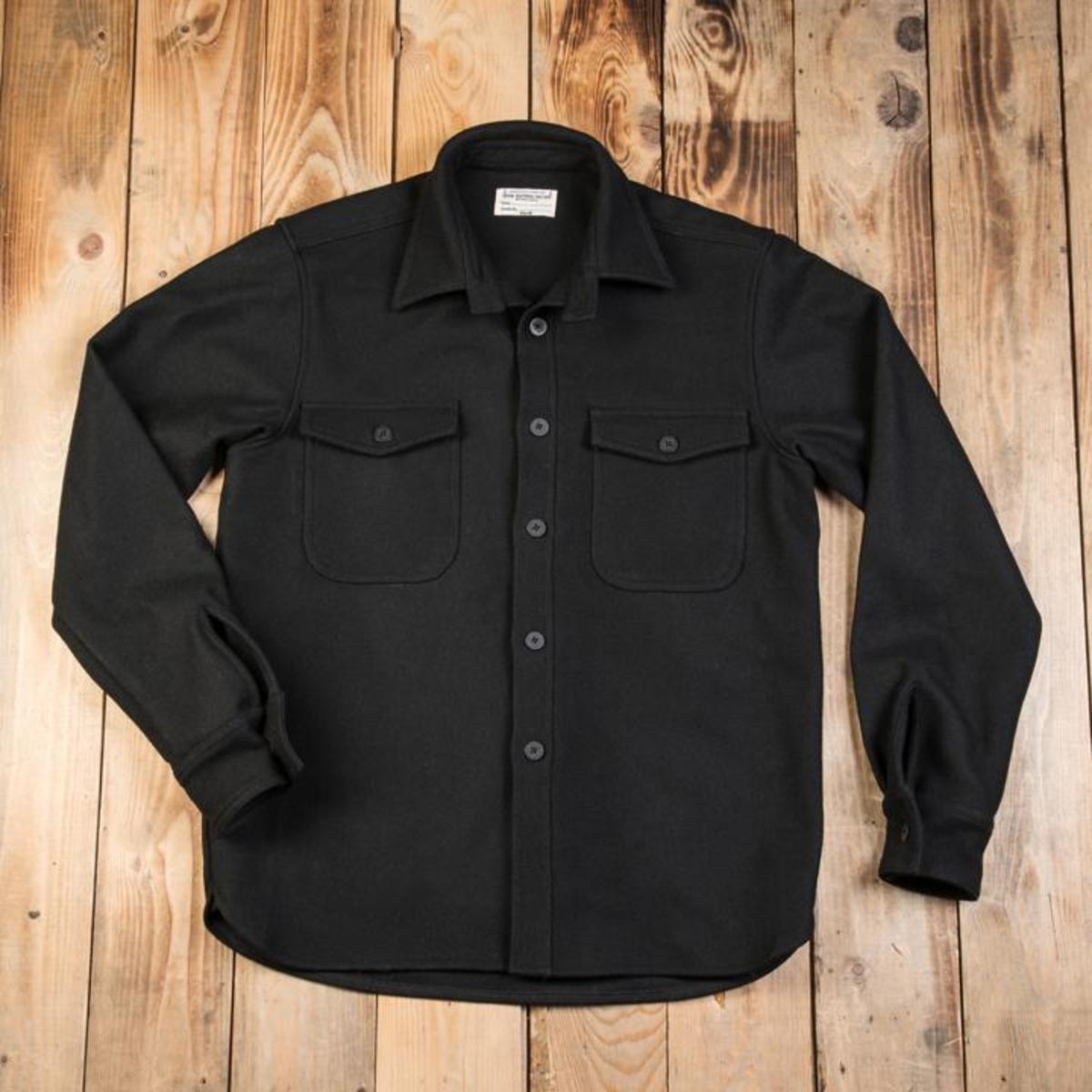 Pike Brothers 1943 CPO Shirt Black Wool | Garmentory