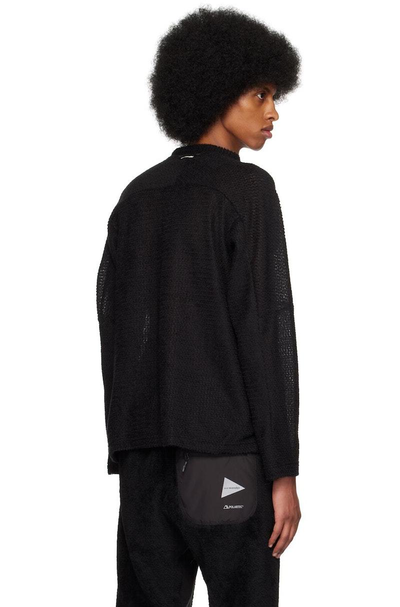 and wander Black Alpha Direct Sweatshirt | Garmentory
