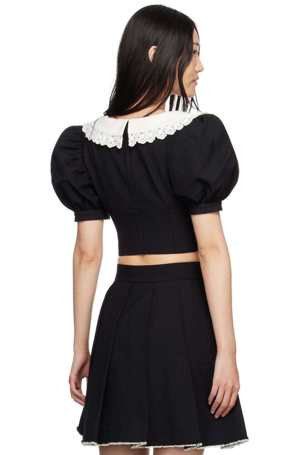 Cool Black Puff Sleeve Shirt Images