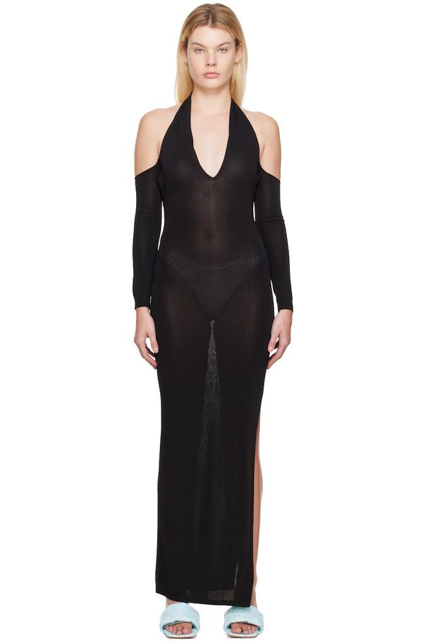 Aya Muse Kiawe Midi Dress - Black | Garmentory