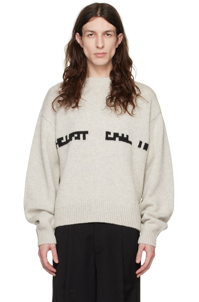 期間限定価格商品 Heliot Emil Gray Limited Edition Serene Crewneck - Light トップス