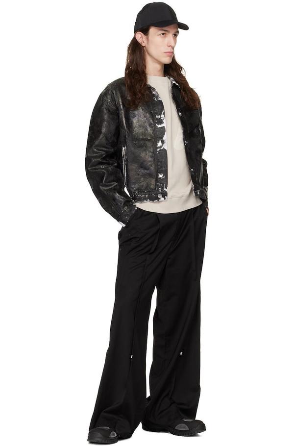 Heliot Emil Chrysalis Denim Jacket - Black | Garmentory