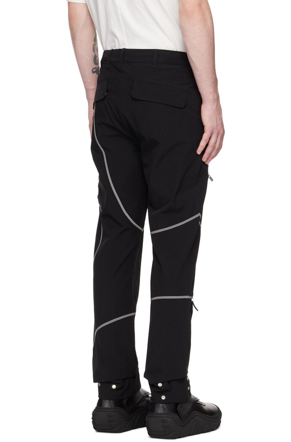 Heliot Emil Reflective Cargo Pants - Black | Garmentory