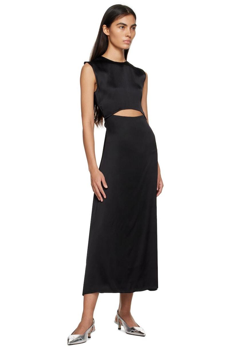 LouLou Studio Copan Maxi Dress - Black | Garmentory