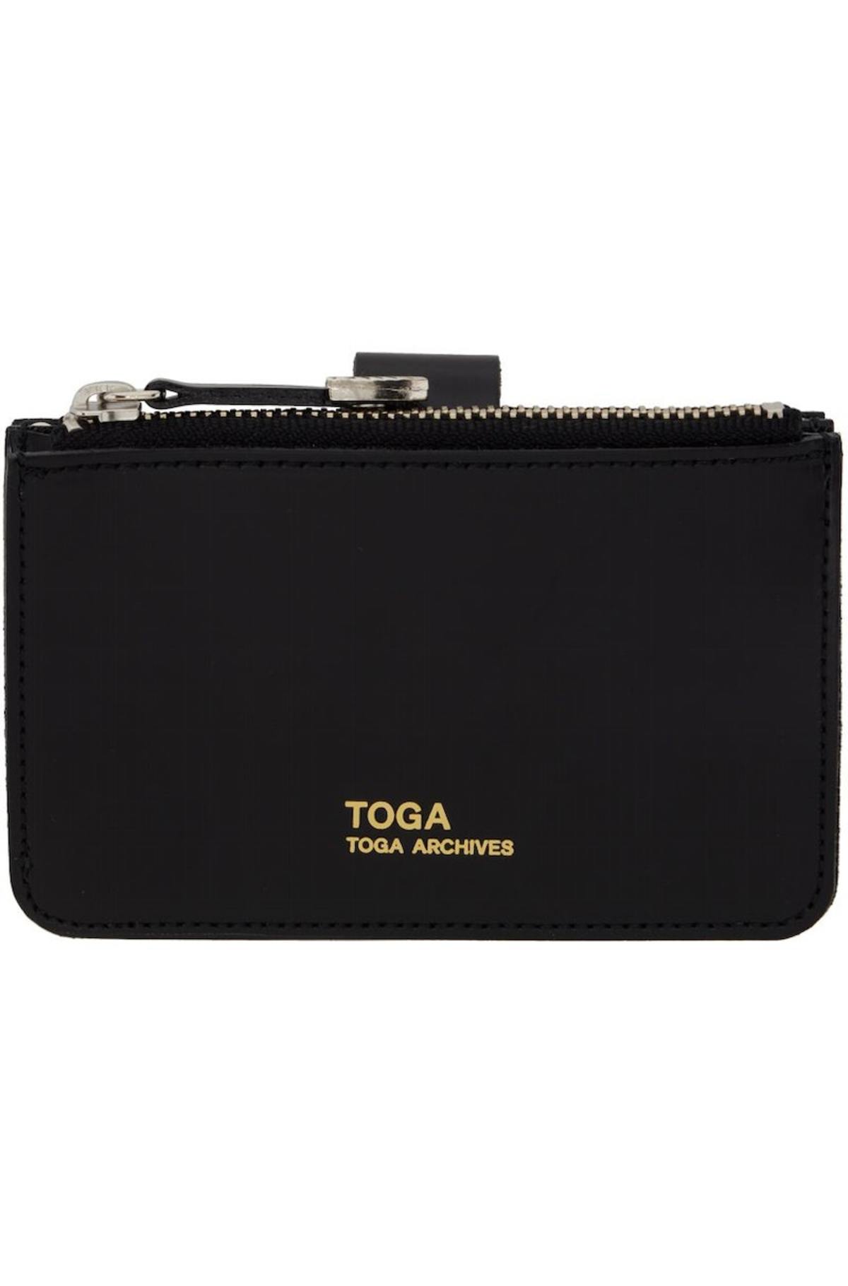 TOGA PULLA Leather wallet studs 【公式通販】
