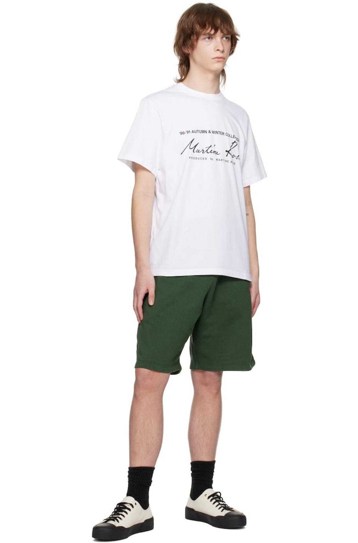 Martine Rose Printed Shorts - Green | Garmentory