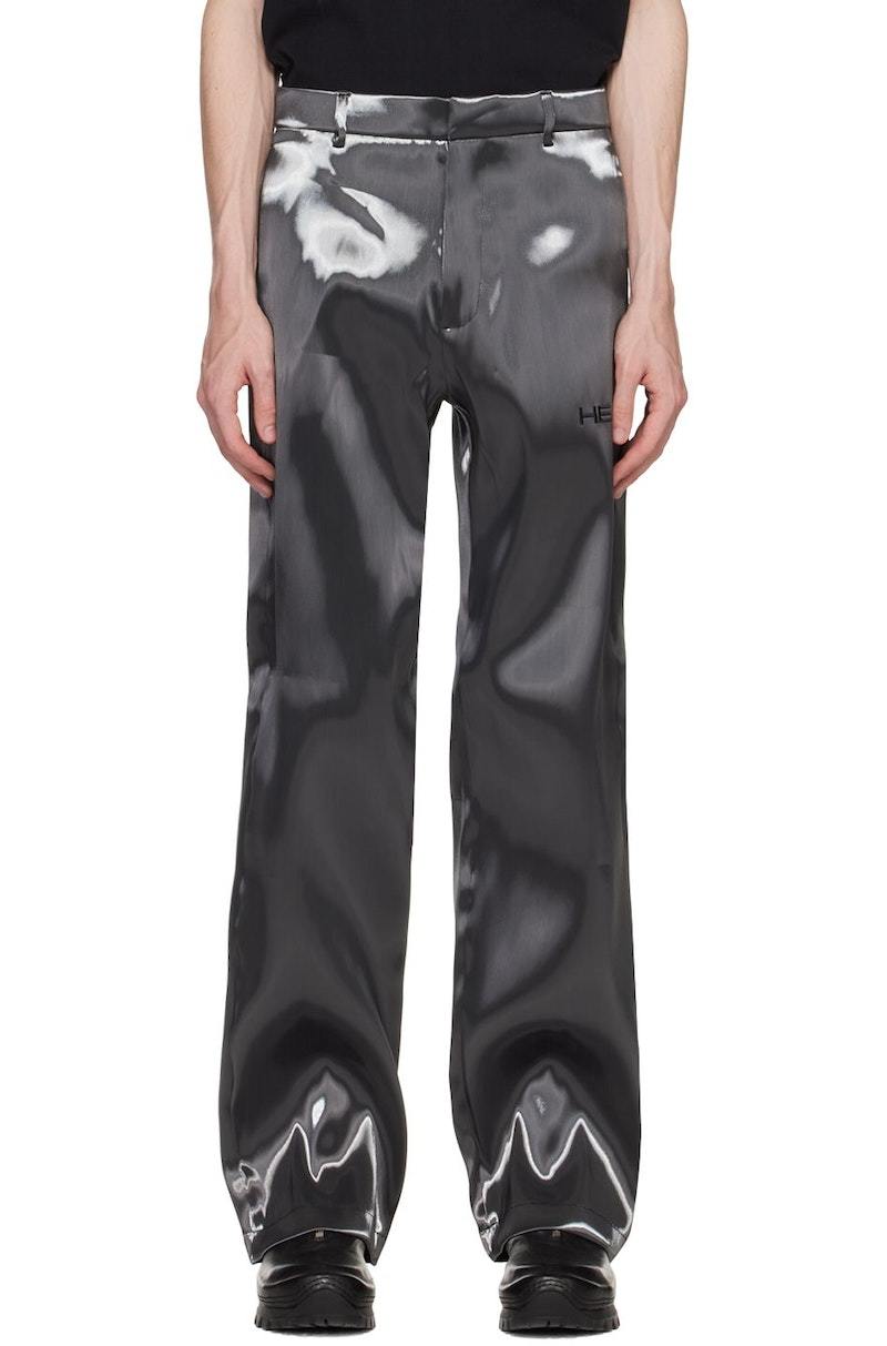 HELIOT EMIL Liquid Metal Trousers - Gray | Garmentory