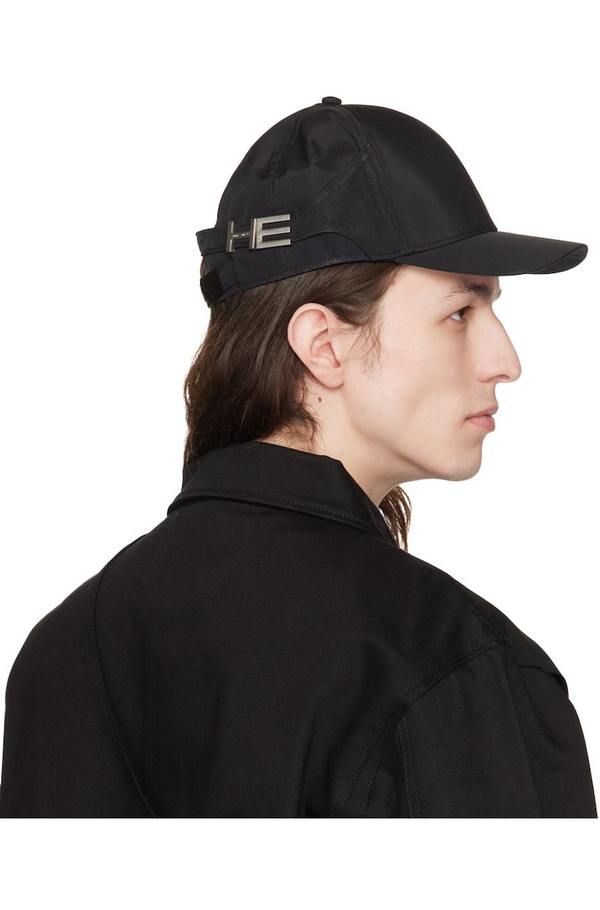 HELIOT EMIL Black Paneled Cap | Garmentory