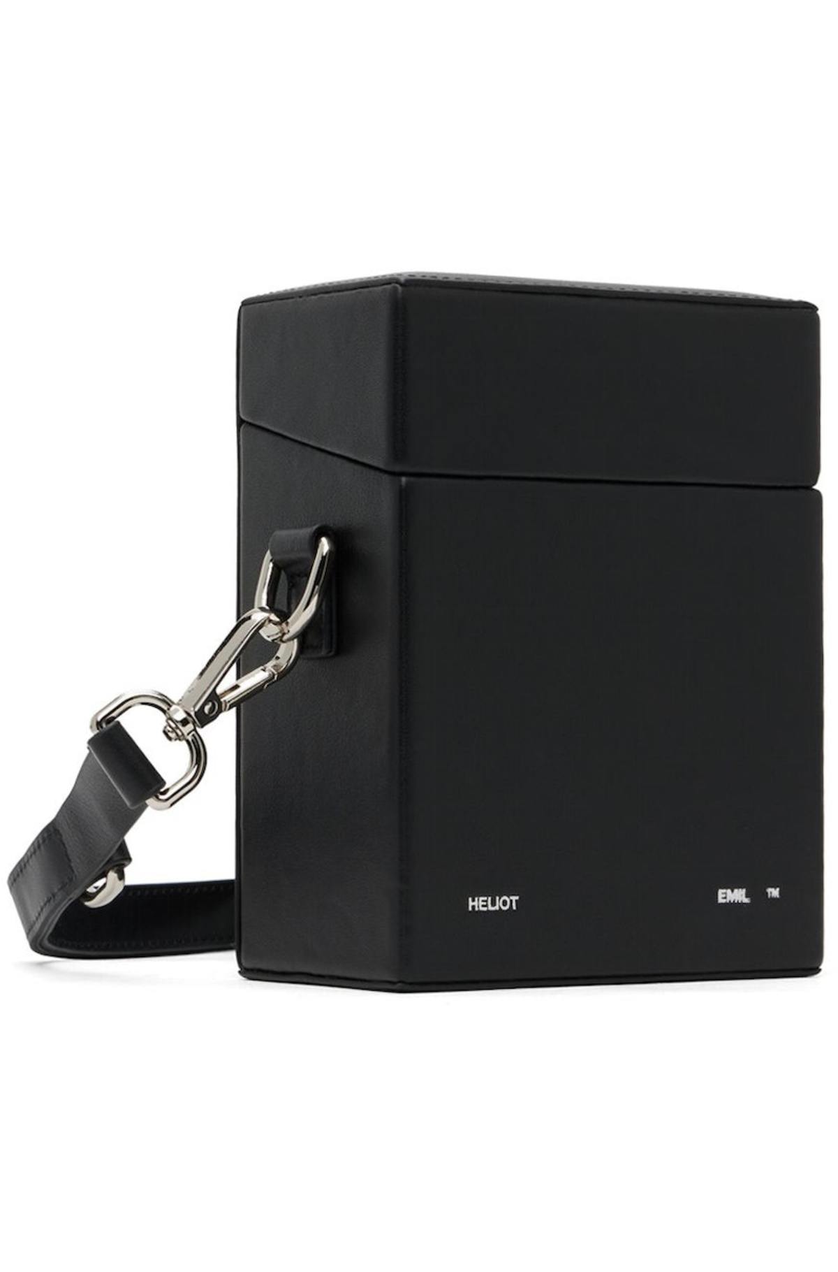 HELIOT EMIL Strap Box Bag Black Garmentory